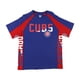 thumbnail image 2 of Hands High Mens Chicago Cubs Slash playera gráfica, azul, grande, 2 of 3