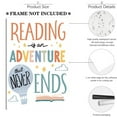 thumbnail image 2 of Reading is an adventure, School Library Decor, Reading Poster, Classroom Reading Art, Read Corner, Unframed (20x30 Inch), 2 of 4