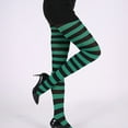 thumbnail image 4 of Dengjunhu Christmas Stockings Striped High Elasticity Lady Vintage High Waist Pantyhose Cosplay Costume, 4 of 7