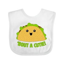 Inktastic Taco Bout a Cutie Cute Taco Pun Boys or Girls Baby Bib