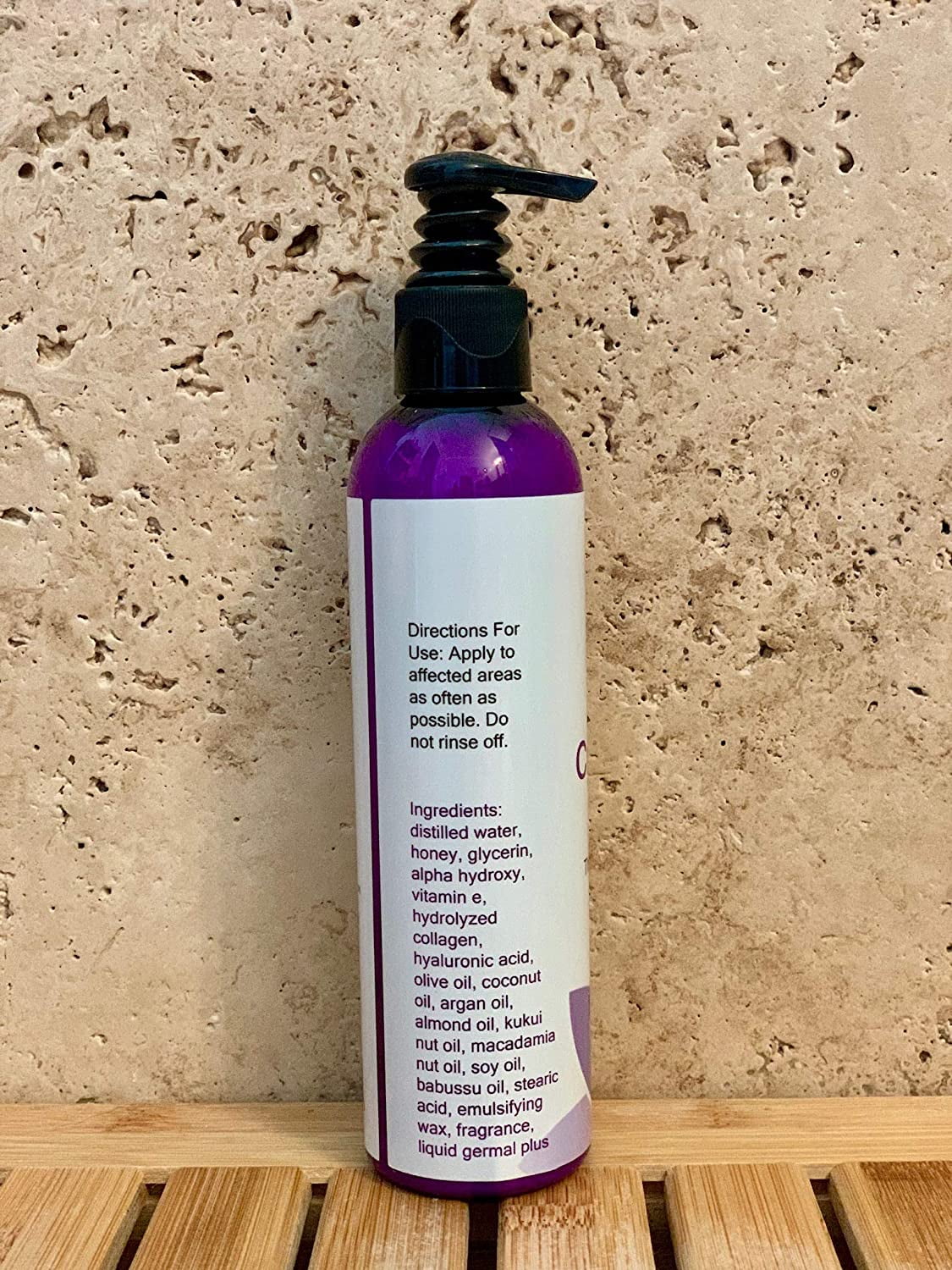 Crepey Skin Body & Face Cream With Hyaluronic Acid, Alpha Hydroxy & More (blushed orchid scent)