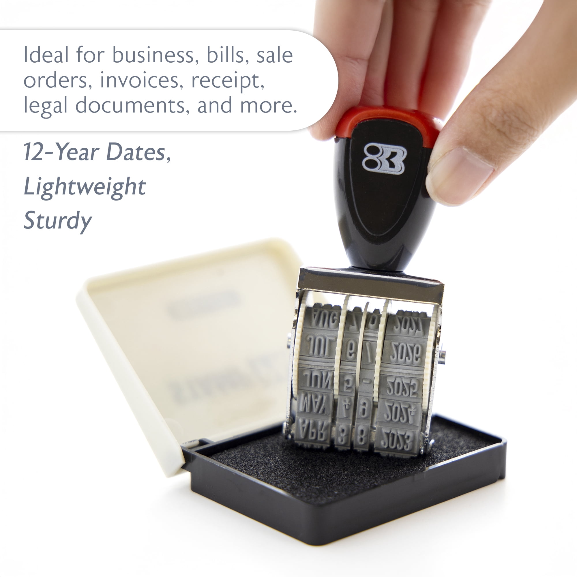 BAZIC Transparent Standard (26/6) Stapler w/ 500 Ct. Staples / Box Qty - 24