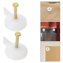 UPGRATOR 100Pcs Metal Fixing Nails Silver Round Head for Diy Projects