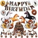 thumbnail image 1 of Set de decoración para fiestas de cumpleaños con temática de caballos, 24 piezas, con globos, 1 of 2
