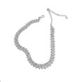 thumbnail image 5 of Collar JAMW de Diamantes de Imitación Sencillez, 5 of 5