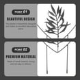 thumbnail image 4 of LEDMOMO 2pcs Black Metal Plant Trellis for Supporting Climbing Vines and Decorative Indoor Use, 4 of 6