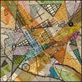 thumbnail image 3 of Galapon, Nikki 15x15 Black Modern Framed Museum Art Print Titled - Modern Map of D.C., 3 of 5