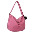 thumbnail image 1 of Sac Hobo pour Femmes Grande Capacité Sac Messager Harajuku Mode avec Pendentif Duveteux, 1 of 10