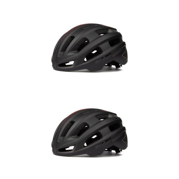 Toystoory Casco de ciclismo para mujer, cascos de seguridad para bicicleta resistentes a los impactos, protección para la cabeza, sombrero, Negro 2Conjunto