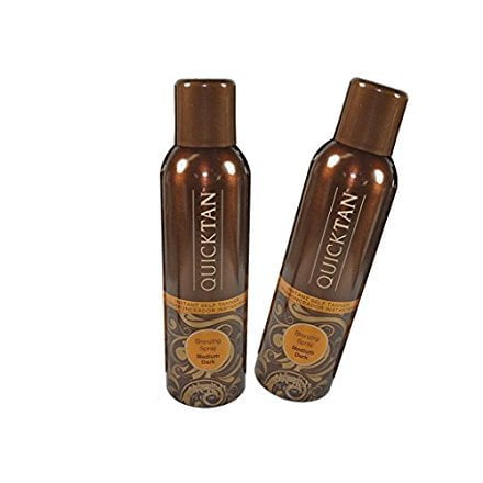 Body Drench Quicktan Quick Tan Bronzing Spray Medium Dark (The Perfect Ultra Bronzing Self-tanner a Fast-drying Formula) - Size 6 Oz / 170g (Pack of (Best Professional Spray Tan Solution)
