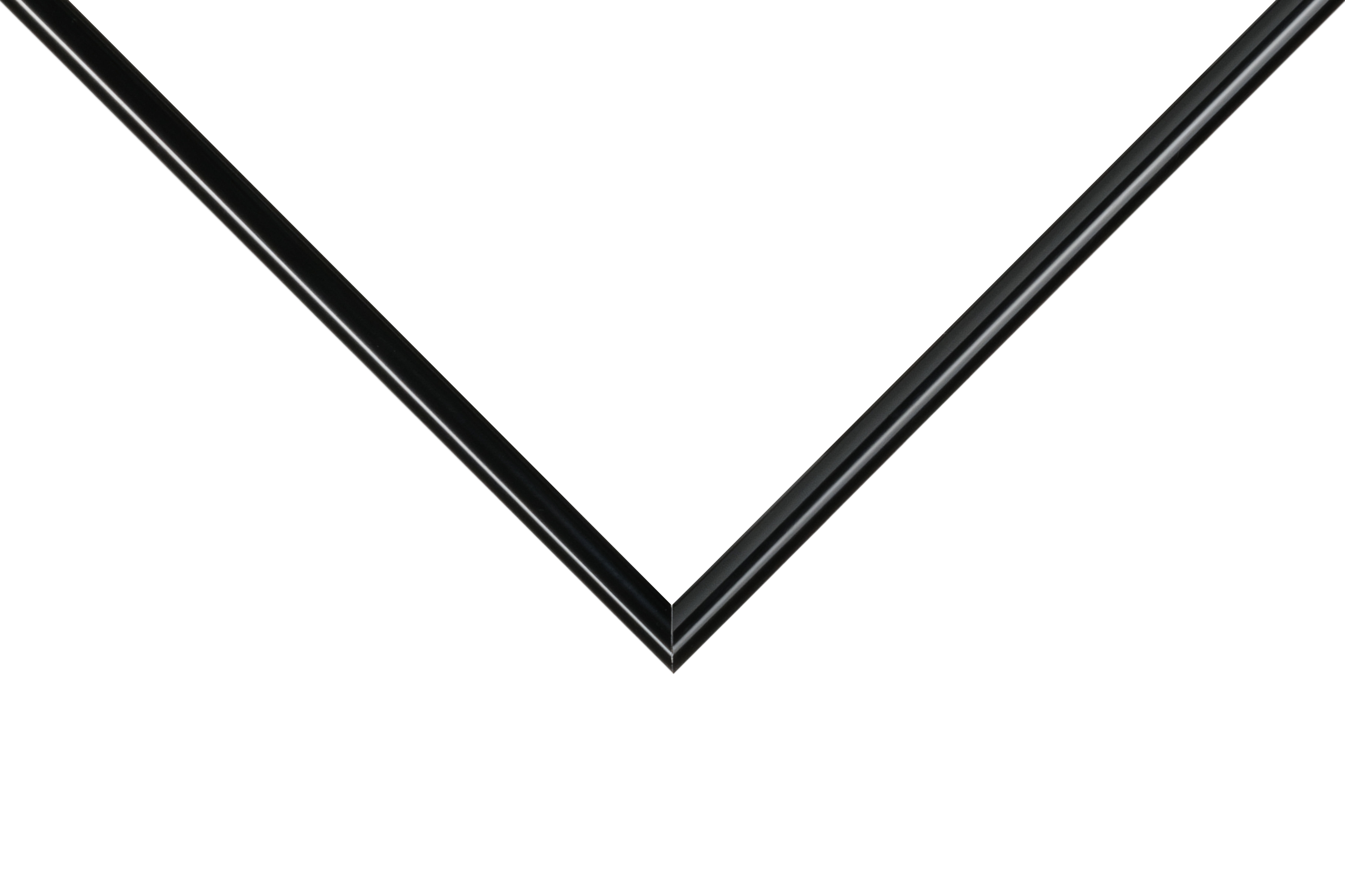 18x24 Picture Frame – Black Metal II Style AF735-PI, 0.375 Inch Metal Moulding, Includes Plexiglass and Backing –&nbsp;Wall Display Frame for Art, Posters, or Photos – Frame USA