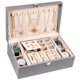thumbnail image 1 of Organizador de Caja de Joyería LANDICI de 2 Niveles con 4 Compartimentos para Relojes, 1 of 7