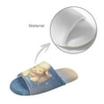 thumbnail image 4 of POLERO Women's Indoor Slippers Cute Sheep Print Fuzzy House Slippers for Women Open Toe Slide for Ladies Bedroom Shoes, Size 9-10, 4 of 7