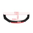 thumbnail image 3 of Universal Car Front Bumper Lip Spoiler Splitter Body Kits 2 Layer Carbon Fiber, 3 of 5