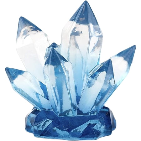 Penn-Plax Deco-Replicas Cystal Cluster Aquarium Decoration – Safe for Freshwater and Saltwater Fish Tanks – Sapphire Blue