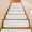 Gray, variant on Teal Green Plaid Stair Treads Non Slip for Steps Beige Boho Checkered Linen Texture 4 Pcs Reusable Adhesive Stair Runner Mats for Dogs Elders Carpet Treads Rugs for Staircase 8x30 In