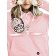 thumbnail image 6 of Wassery Women's Fall Hooded Sweatshirt Long Sleeve Cat Print Hooded Pullover Front Big Pocket Loose Tops, 6 of 9