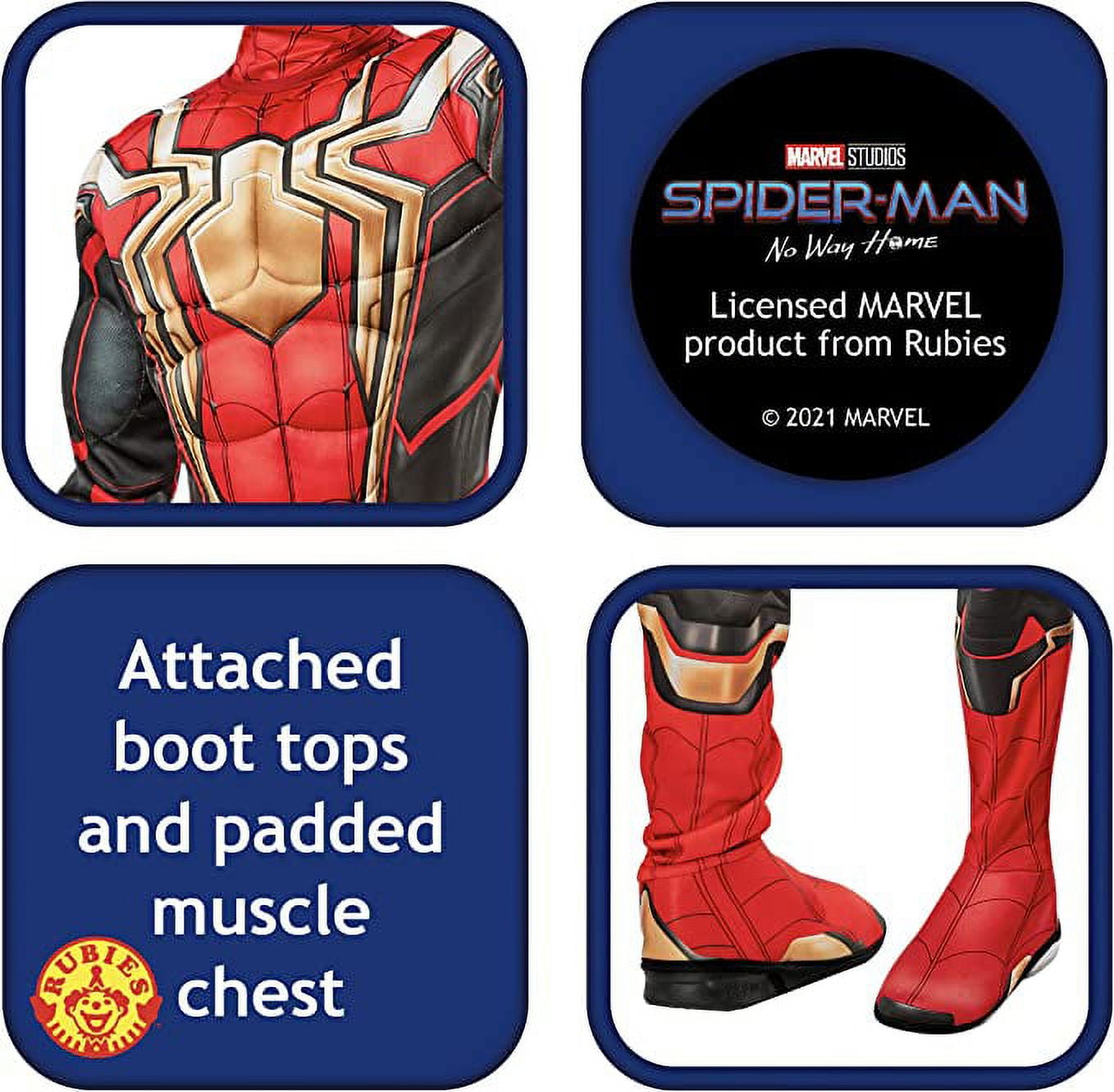 Rubies - Costume Spiderman - Costume Iron Spider Enfant - bleu