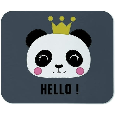 Yeuss Hello Panda Mouse Pad Rectangular Non-Slip Mousepad, Cute Panda  Cartoon Animal Design Gaming Mouse Pads, Gray | Walmart Canada