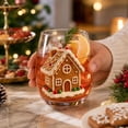 thumbnail image 6 of Cute Christmas Collection Commemorative Glass Cup Large Capacity 2D Printed Glass For Daily Drink Holiday Table Decor Gift, 6 of 8