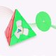 thumbnail image 4 of Tienda de juguetes WeiHuan Peta Speed Cube Pyramid 3X3 Cubo rompecabezas sin pegatinas Cubo rompecabezas triangular Cubo mágico, 4 of 5