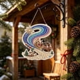 thumbnail image 6 of Christmas Letter S Pearl Diamond Art Suncatcher Kit for Adults, Santa Claus Reindeer 8 Inch Acrylic Window Hanging Ornament, DIY Xmas Holiday Craft Kit for Home Wall Door Festive Party Decor, 6 of 8