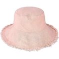 thumbnail image 1 of Sombrero de pescador con borde para hombre y mujer, unisex, de algodón lavado, suave, de ala ancha, ideal para playa y verano., 1 of 4