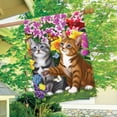 thumbnail image 4 of Briarwood Lane Garden Kittens Spring House Flag, 4 of 4