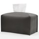 thumbnail image 5 of Caja de pañuelos nórdica para coche, caja de pañuelos grande de cuero, caja de pañuelos plegable impermeable para sala de estar y baño, 5 of 6