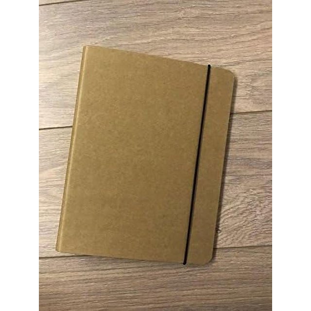 HUGFEGWE Kraft Papier Reliure à Anneaux à 6 Trous Dossier/dossier/couverture pour Journal Note Book Diary (A5 (String Tie)) CJB91-3472