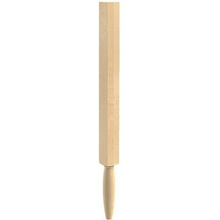 Alder Vanity - Brown Wood 2.25 Inch Square x 34.5 Inch Height Mid-Century Petite Jacobsen Vanity Column - Alder 01270210AL1