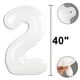 thumbnail image 5 of Globo digital Kelfuoya, 40 cm, blanco, número 26, para decoración de fiestas, 5 of 7