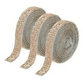 thumbnail image 1 of Unique Bargains 3Roll 3 Yards 8mm Self Adhesive Diamond Ribbon for  Arts & Crafts,Beige, 1 of 5