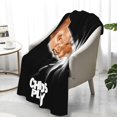 Black Horror Movie Chucky Doll Blanket for Couch Bed Throw Blanket