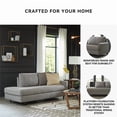 thumbnail image 5 of Signature Design by Ashley Lyman Right Arm Corner Chaise in Graphite, 5 of 10