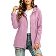 thumbnail image 2 of Paiwinds Spring Fall Women's Lightweight Anorak Jacket Hooded Long Sleeve Full Zip Up Windbreaker Casual Regular Fit Versatile Outerwear Coat for Women, 2 of 7