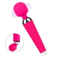thumbnail image 1 of XBONP Masseur Personnel à Baguette Vibrante Rechargeable pour Femmes, Rouge, 1 of 8