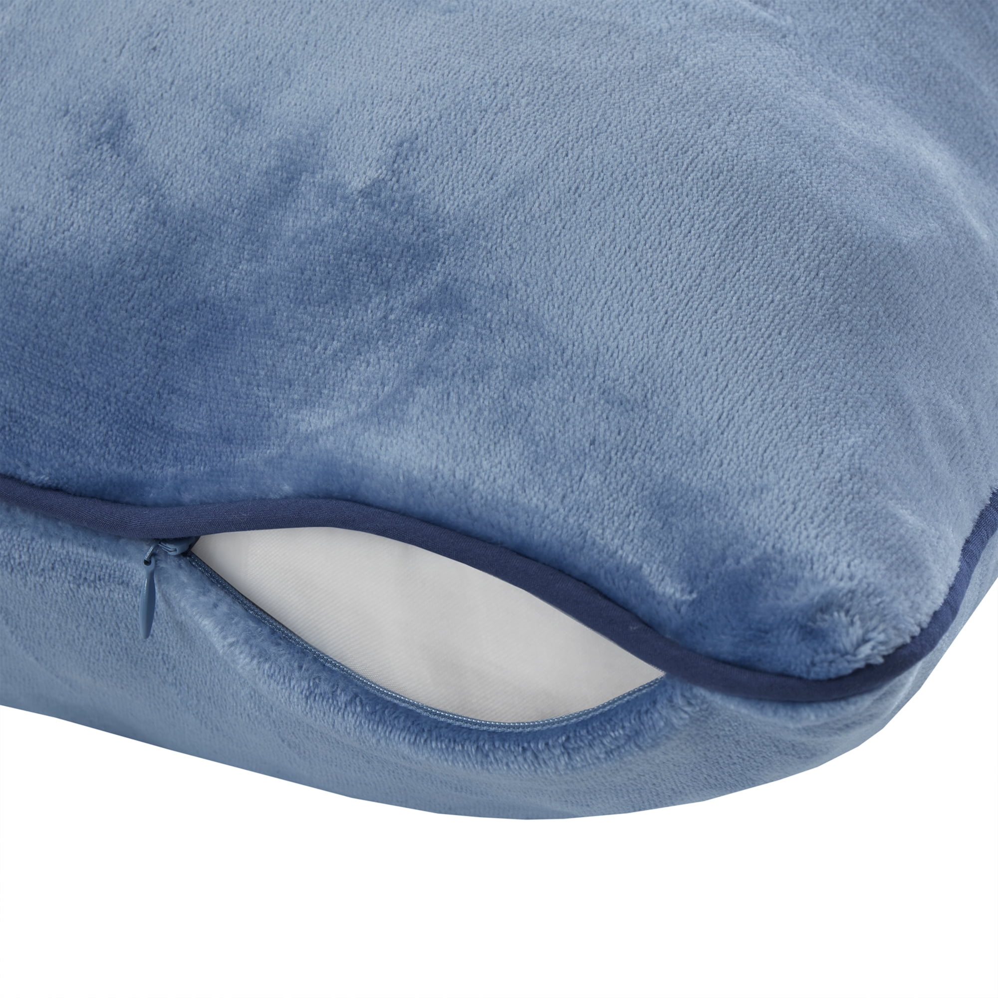 Mainstays Body Pillowcase – Cozy Plush – Light Blue – 20"x52" – 1 Pack