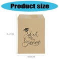 thumbnail image 3 of 10Pcs Congrats Graduate Treat Bags Class of 2025 Graduation Party Treat Gift Bags Paper Cookie Candy Bag 5.9x8.2Inch, 3 of 8