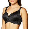 thumbnail image 2 of Playtex Womens 18 Hour Front Close Posture Bra, 40DD, Black, 2 of 3