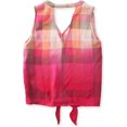 thumbnail image 2 of Blusa corta con botones Aeropostale Rosa Extragrande, 2 of 2