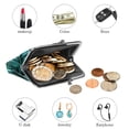thumbnail image 4 of Leaves Men's Microfiber Coin Purse with Zinc Alloy Jaws - 4.3x4.7 in/11x12 cm Wallet, 4 of 7