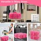 thumbnail image 5 of Bolsas de mudanza extra grandes con cierres resistentes y asas. Suministros de mudanza con tapas (rosa, 4 paquetes), 5 of 8