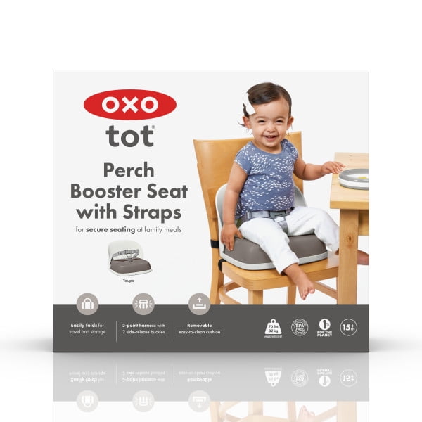 OXO Tot Perch Booster Seat with Straps- Taupe