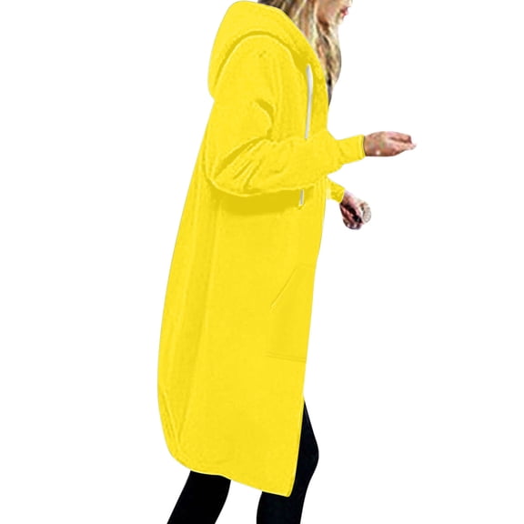 ZHYou Womens Coats Hoodie Fashion Warm Zipper Drewstring V-Neck Pullover Tops Long Sleeve Hoodie Coats