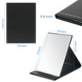 thumbnail image 2 of Espejo plegable portátil XCF compacto Super HD 21 x 15 cm cuero PU negro, 2 of 4