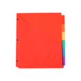 thumbnail image 2 of Colorful Frosted Waterproof Binder, 6 Pages Plastic Refill with Slanted Pockets, 3-Hole Binder for File Organization, Office & Study Use, Durable and Easy to Carry, Multicolor Organizer, 2 of 7