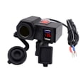 thumbnail image 6 of ZPAQI Motorcycle RV 12V Voltmeter Dual USB Charger Socket Voltage Temp Fast Charging, 6 of 11