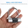 thumbnail image 4 of Safety Combination Padlock 4 Digit Combination Lock School Combination Padlock, 4 of 9