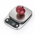 thumbnail image 1 of 22 lbs/10 kg kitchen scale high precision digital cooking scale, 1 of 5